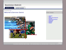 Tablet Screenshot of dominiondistrictva.org